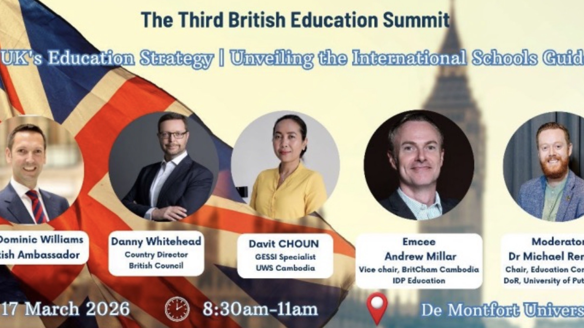 柬埔寨英国商会将于第三届英国教育峰会正式发布首份《国际学校指南》